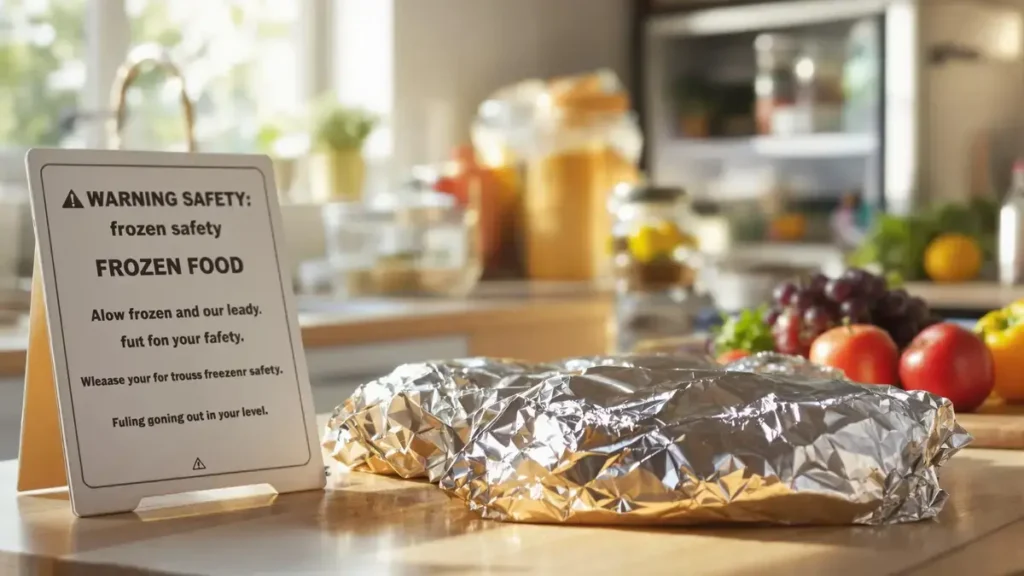 Voedsel invriezen in aluminiumfolie: is het echt veilig?